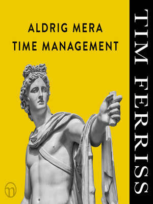 cover image of Aldrig mera time management